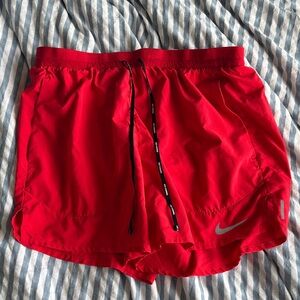 Nike Red Athletic Shorts 5”
